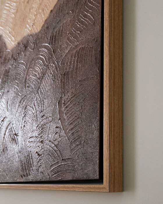 Fanthorne - Wall Art - Tan / Brown / White