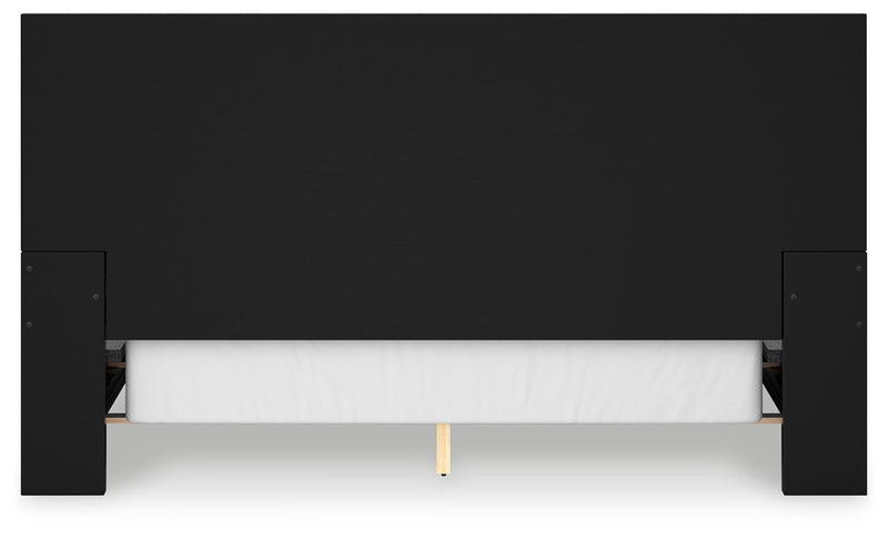 Londer - California King Panel Bed - Black