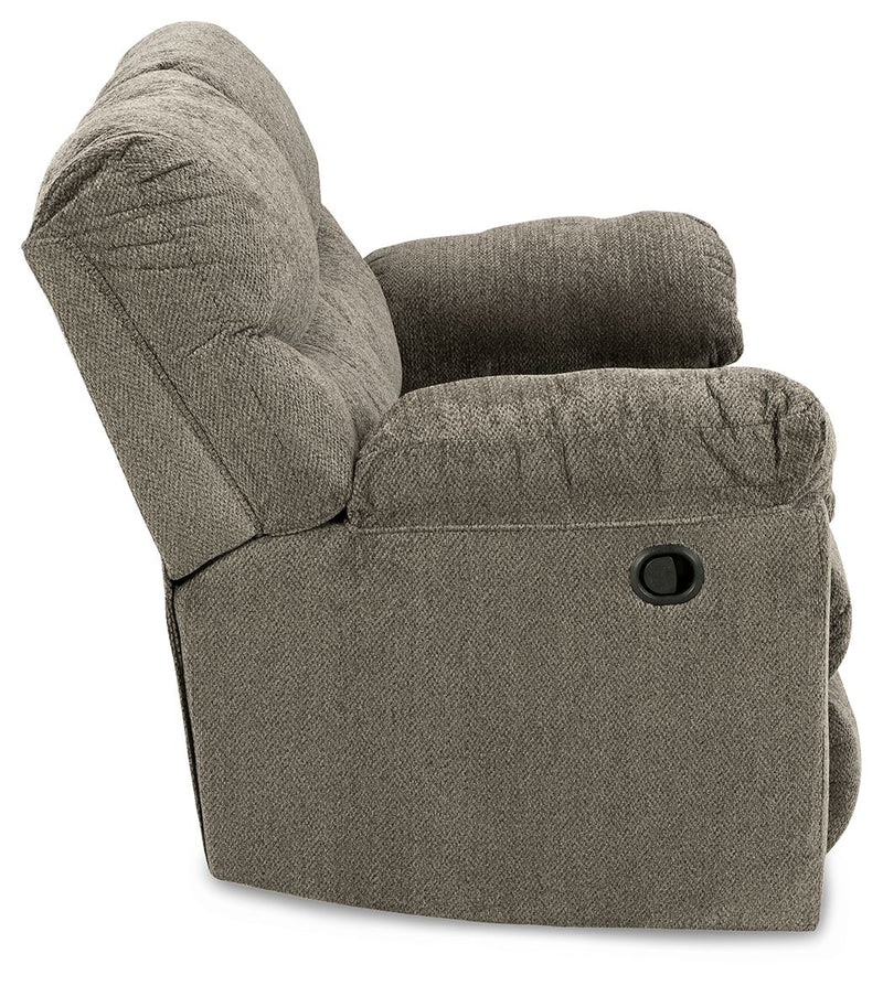 Alphons - Reclining Loveseat - Fabric - Putty