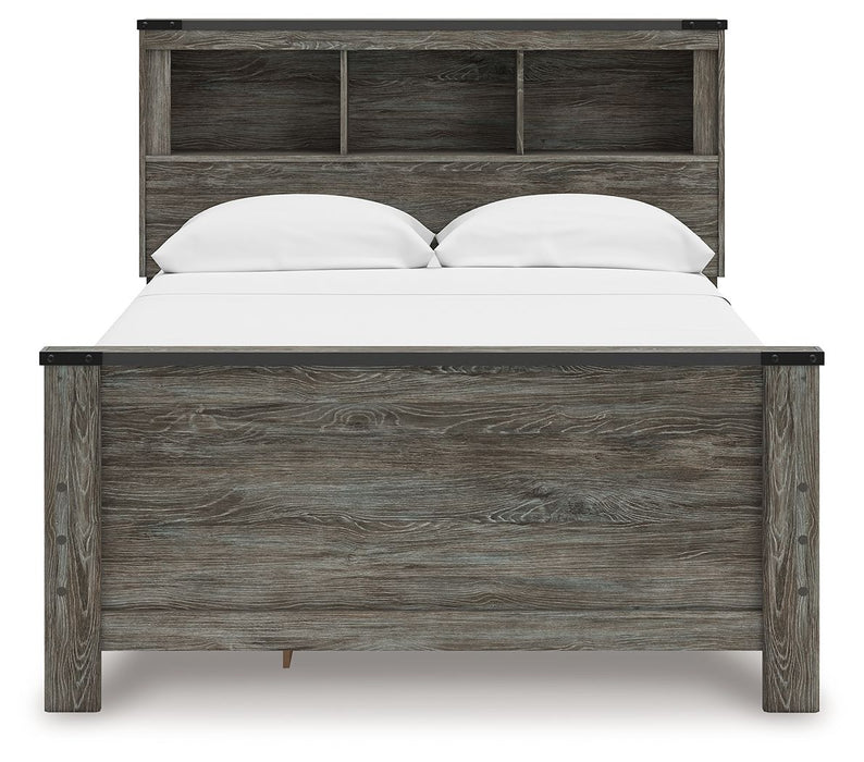 Frandern - Bookcase Panel Bed