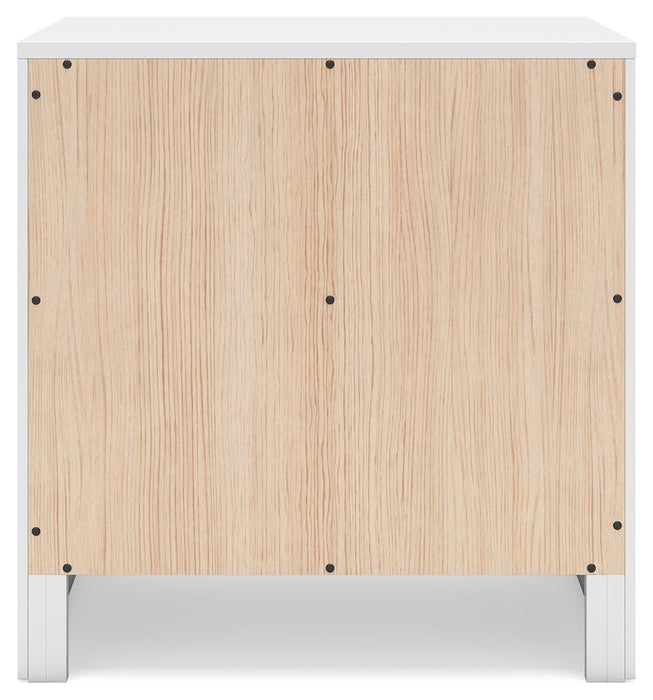 Binterglen - Two Drawer Night Stand - White