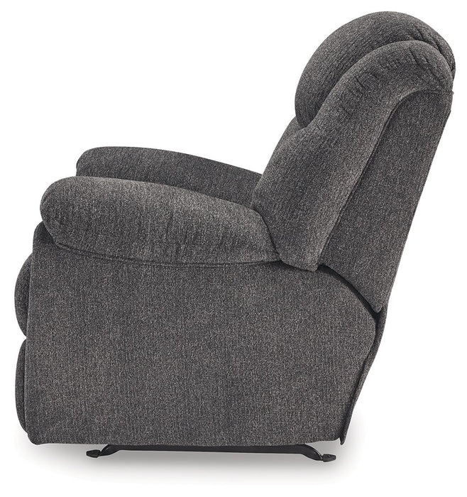 Foreside - Rocker Recliner - Fabric - Charcoal