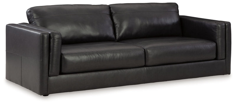 Amiata - Sofa - Leather Match - Onyx