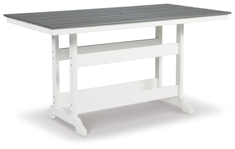 Transville - Counter Table W/Umb Opt