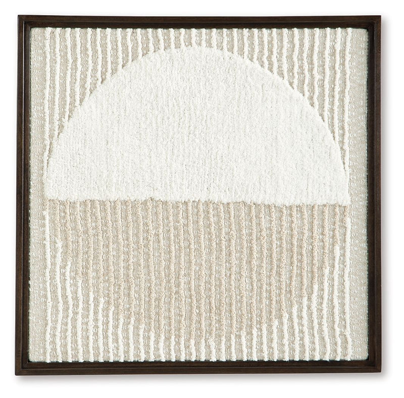 Bachard - Wall Decor - Tan / White