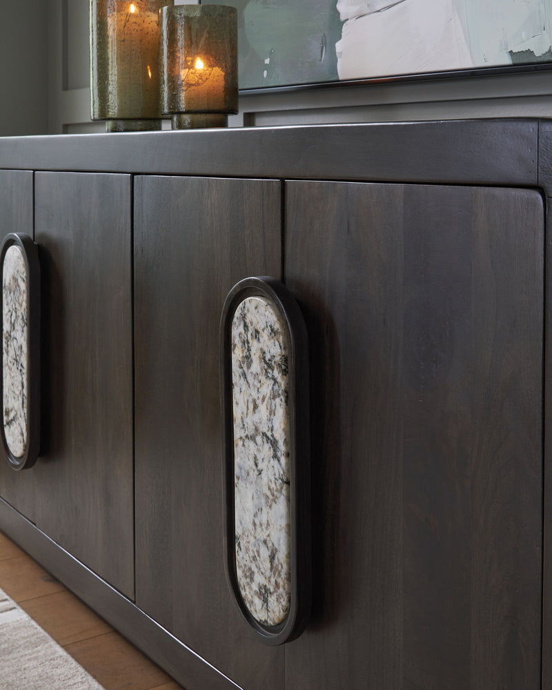 Elliston - Accent Cabinet - Espresso Brown