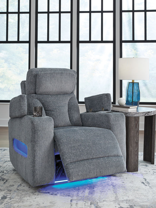 Studio Cave - Power Recliner - Steel