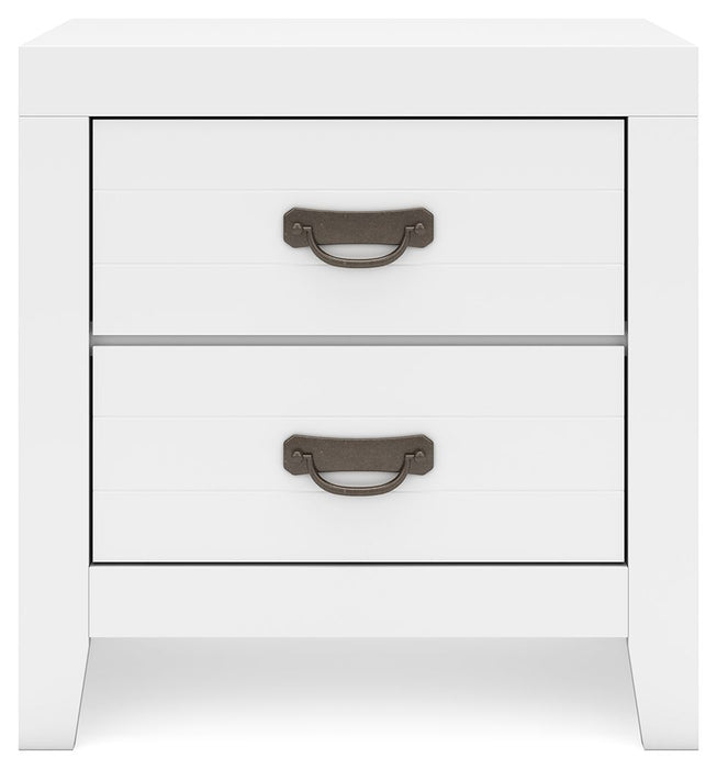 Binterglen - Two Drawer Night Stand - White