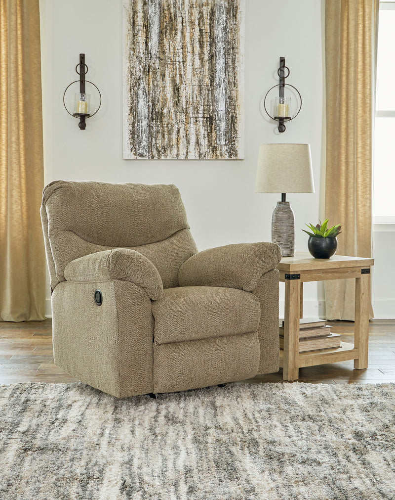 Alphons - Rocker Recliner - Fabric - Briar