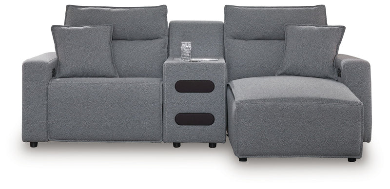 ModMax II - Salt And Pepper - Reclining Sectional