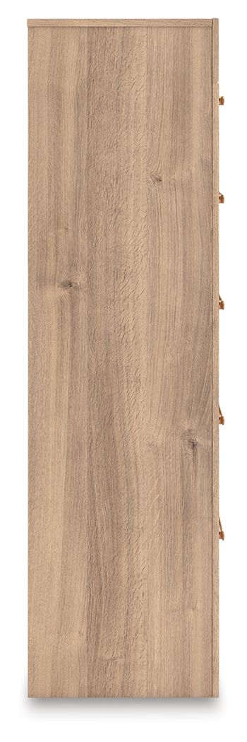 Kinlanni - Five Drawer Chest - Tan