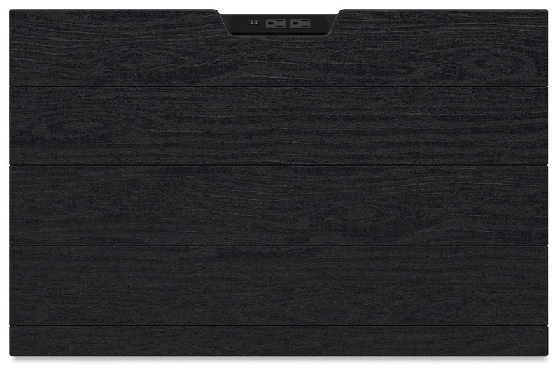 Londer - Two Drawer Night Stand - Black