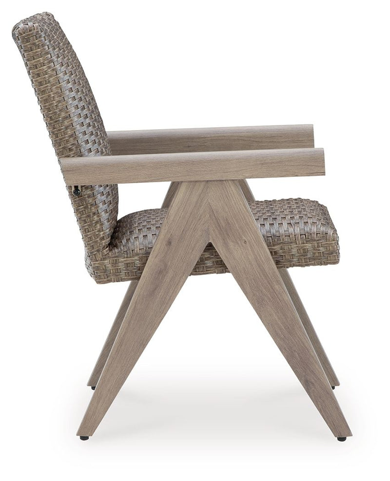 Cliff Trails - Arm Chair (Set of 2) - Beige