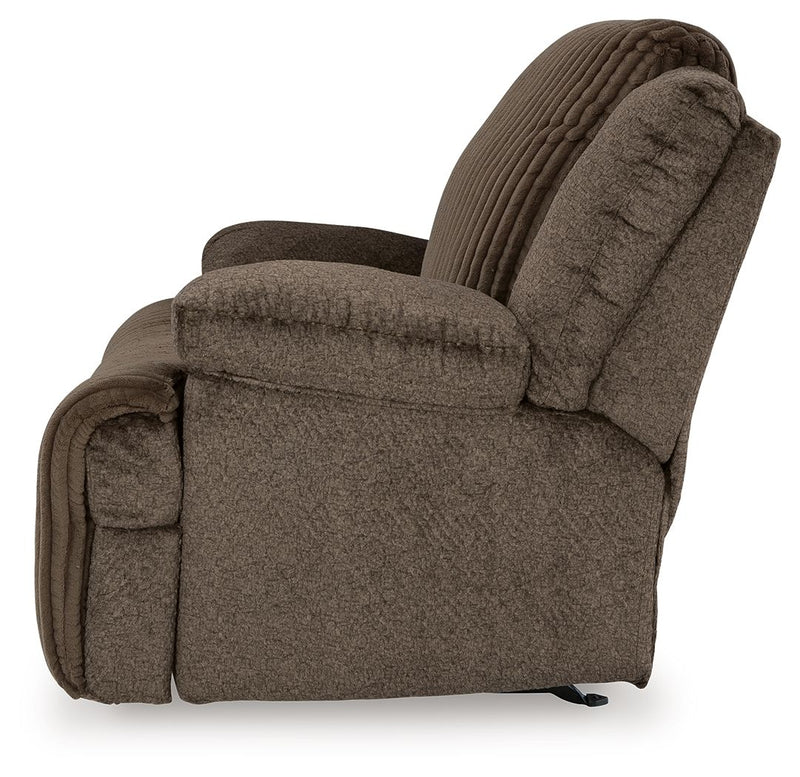 Top Tier - Rocker Recliner - Fabric - Chocolate