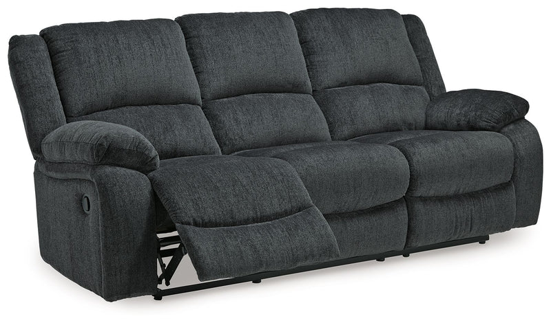 Draycoll - Reclining Sofa - Fabric - Slate