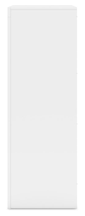 Binterglen - Five Drawer Chest - White