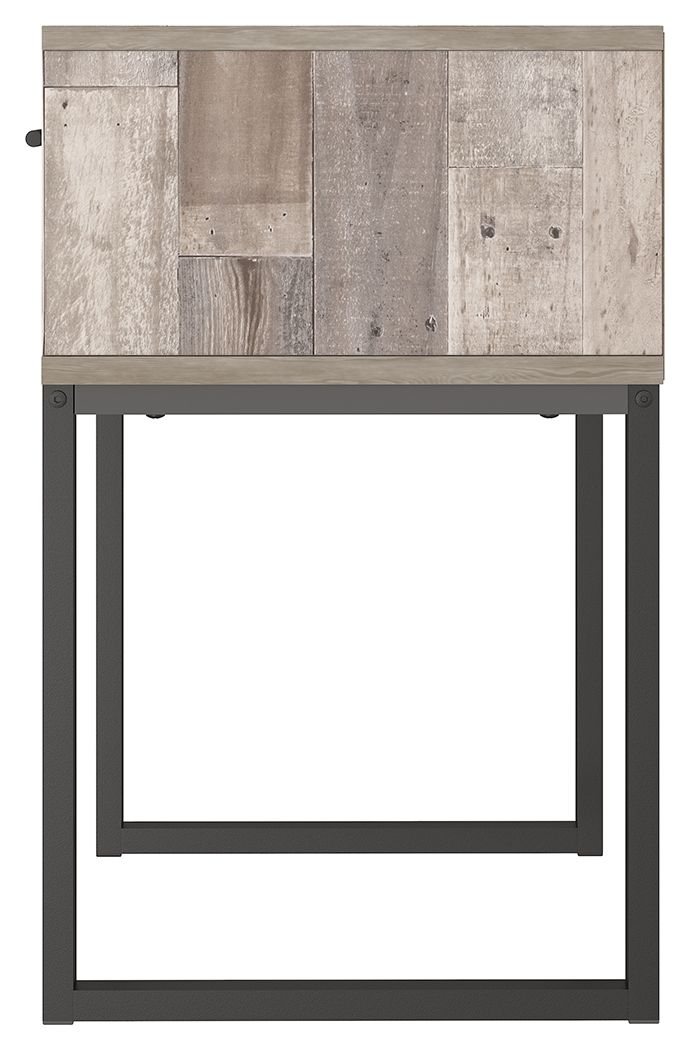 Neilsville - One Drawer Night Stand - Vinyl-Wrapped - Whitewash