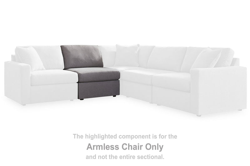 Modmax - Armless Chair - Granite