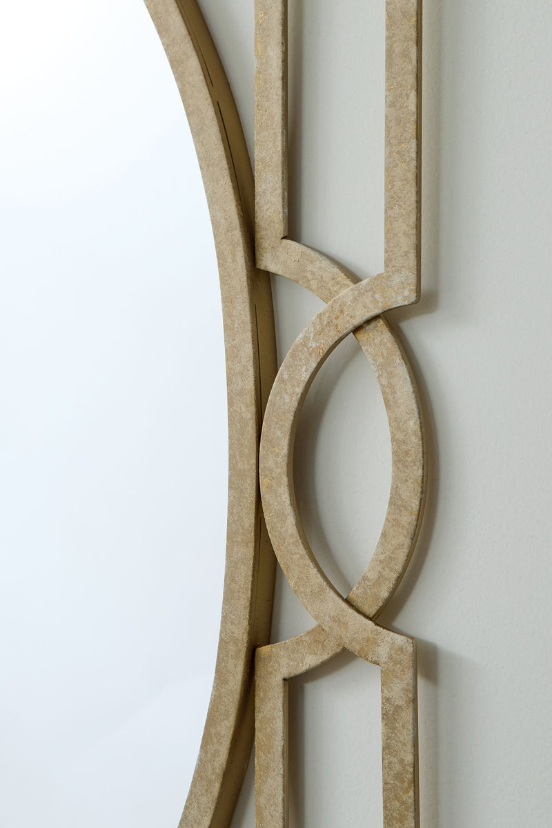 Fulkmore - Accent Mirror - Antique Gold Finish