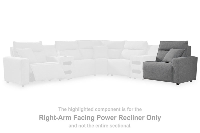 Modmax II - RAF Zero Wall Power Recliner - Salt And Pepper - Next-Gen Nuvella