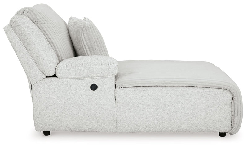 Top Tier - Laf Press Back Power Chaise - Alloy