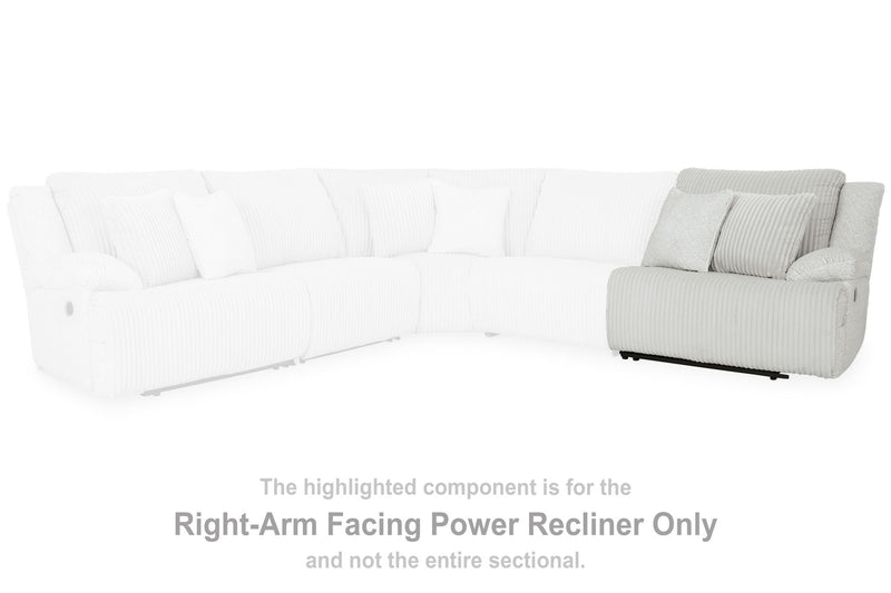 Top Tier - Raf Zero Wall Power Recliner - Alloy