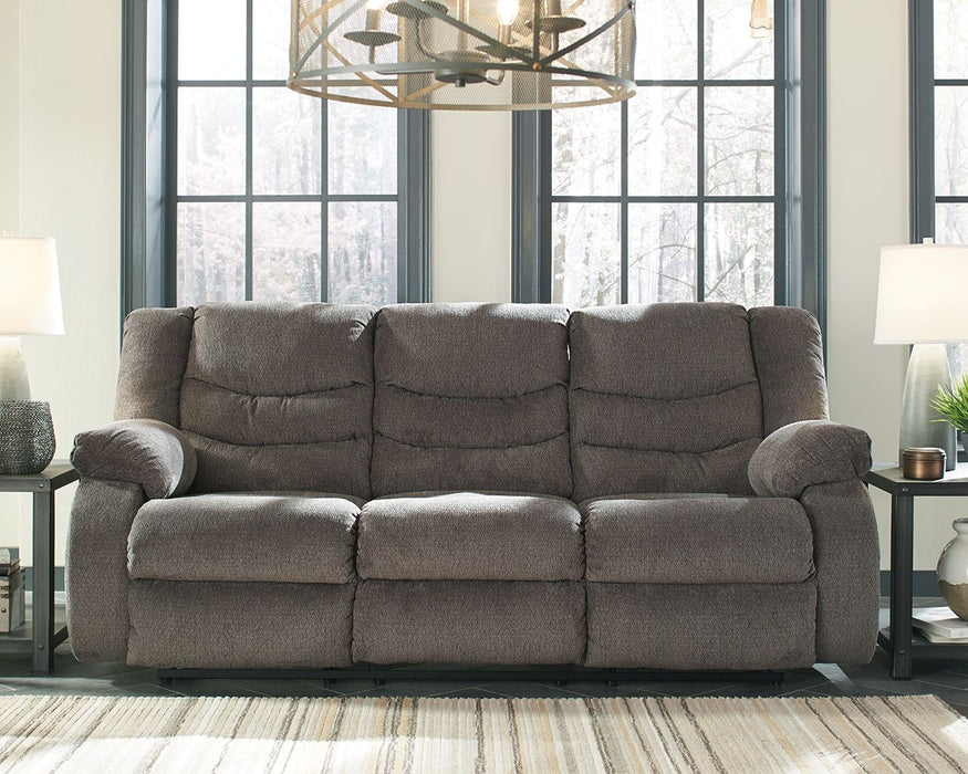 Tulen - Reclining Sofa - Dark Gray