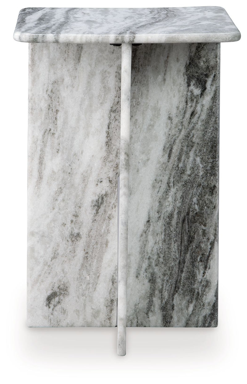 Keithwell - Square Accent Table - Gray