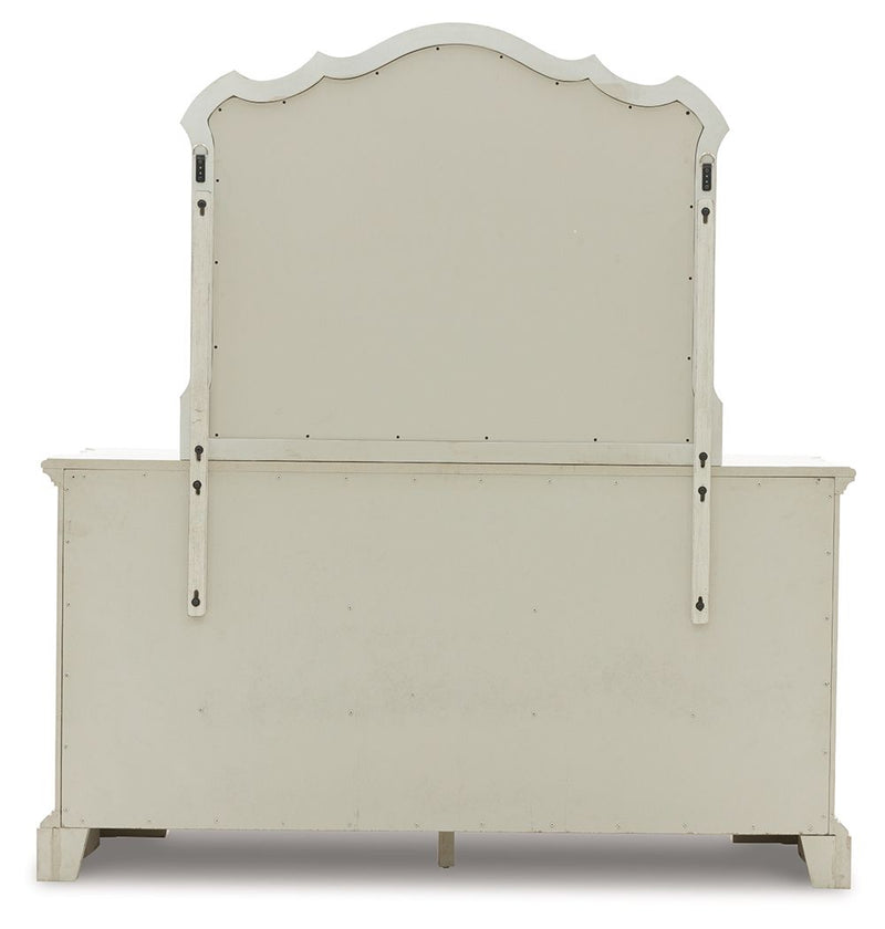 Arlendyne - Dresser And Mirror - Antique White