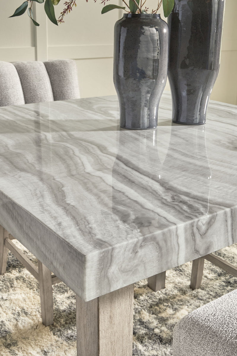 Larawyn - 5 Pc. - Counter Height Dining Table And 4 Barstools - Bisque