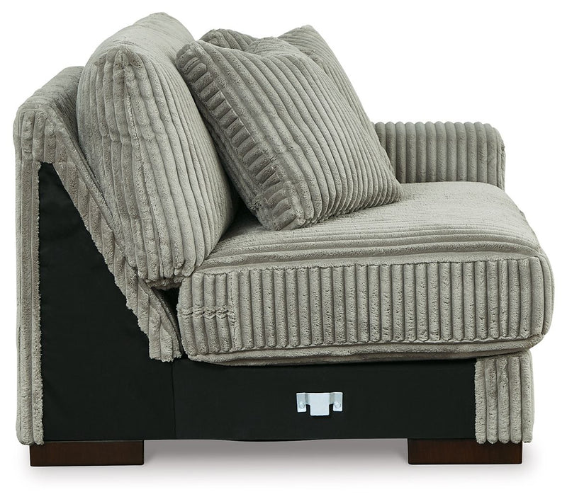 Lindyn - RAF Corner Chair - Fog