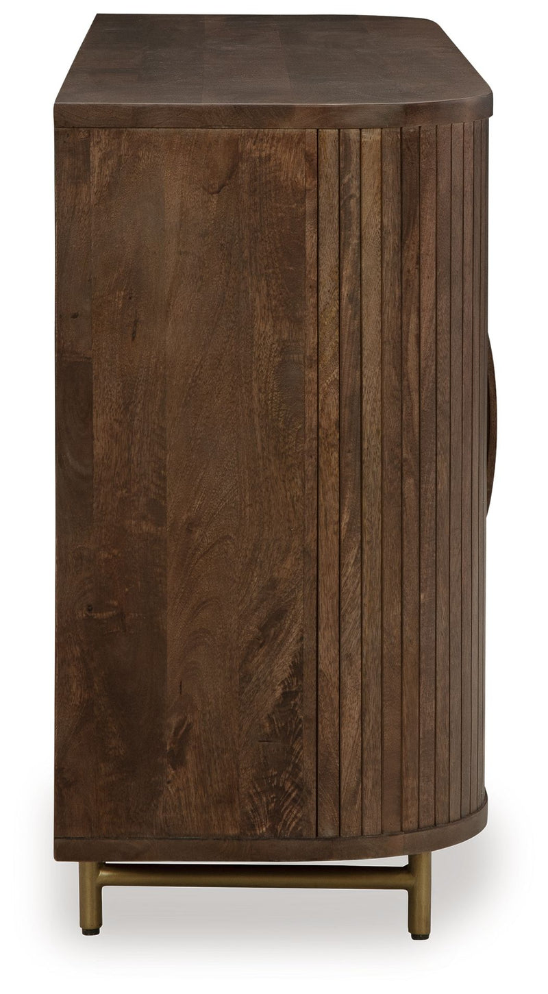 Amickly - Accent Cabinet - Dark Brown