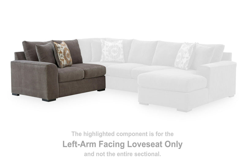Larson Levee - LAF Loveseat - Espresso