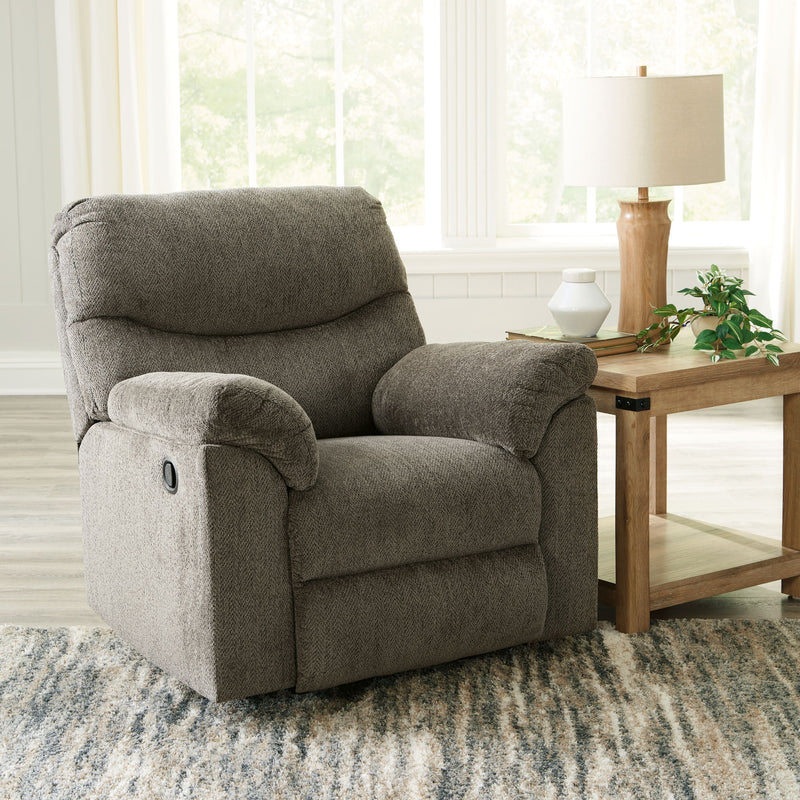 Alphons - Rocker Recliner - Fabric - Putty