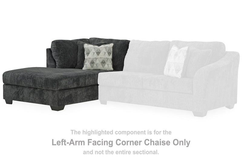 Biddeford - Laf Corner Chaise - Shadow