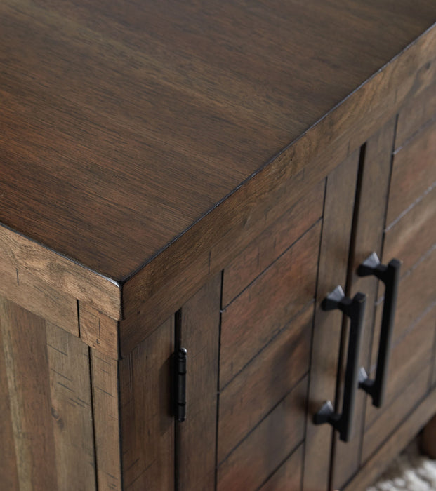 Moriville - Rectangular End Table - Grayish Brown