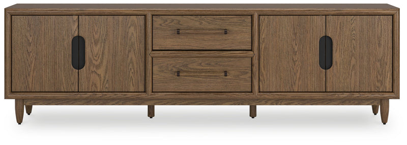 Roanhowe - Extra Large TV Stand - Brown