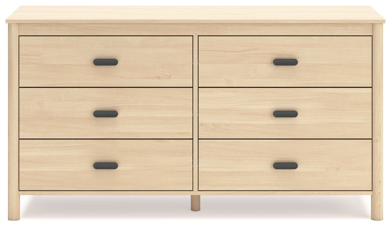 Cabinella - Six Drawer Dresser - Tan