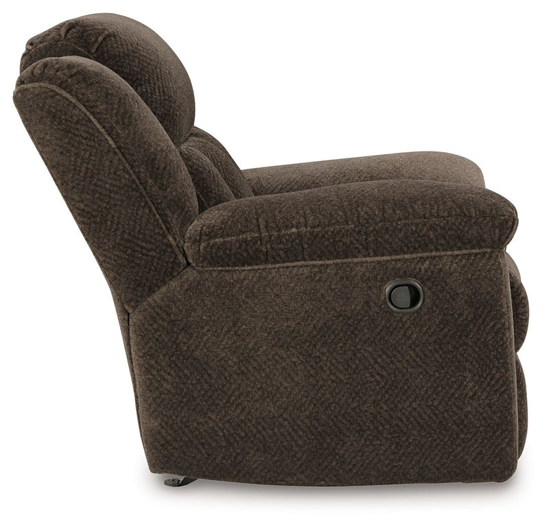 Frohn - Rocker Recliner - Fabric - Chocolate