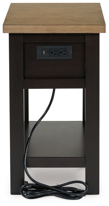 Drazmine - Chair Side End Table - Brown