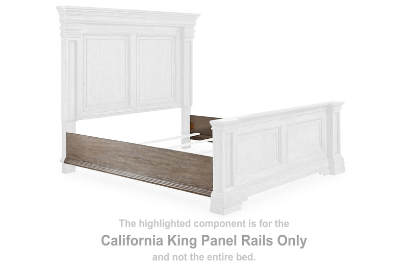 Blairhurst - California King Panel Rails - Light Grayish Brown