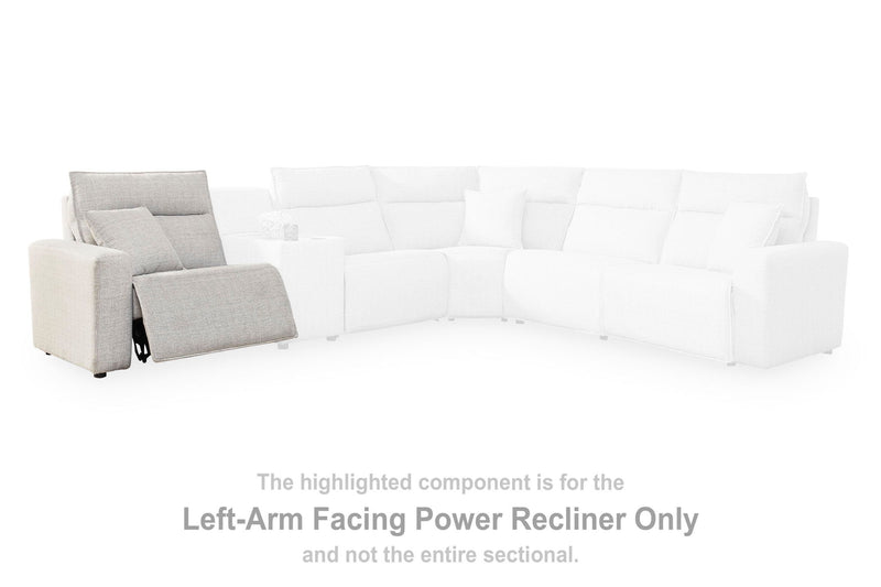 Modmax II - LAF Zero Wall Power Recliner - Stone - Next-Gen Nuvella