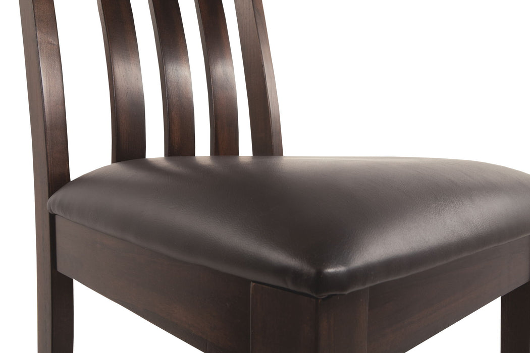 Haddigan - Dining UPH Side Chair (Set of 2) - Dark Brown