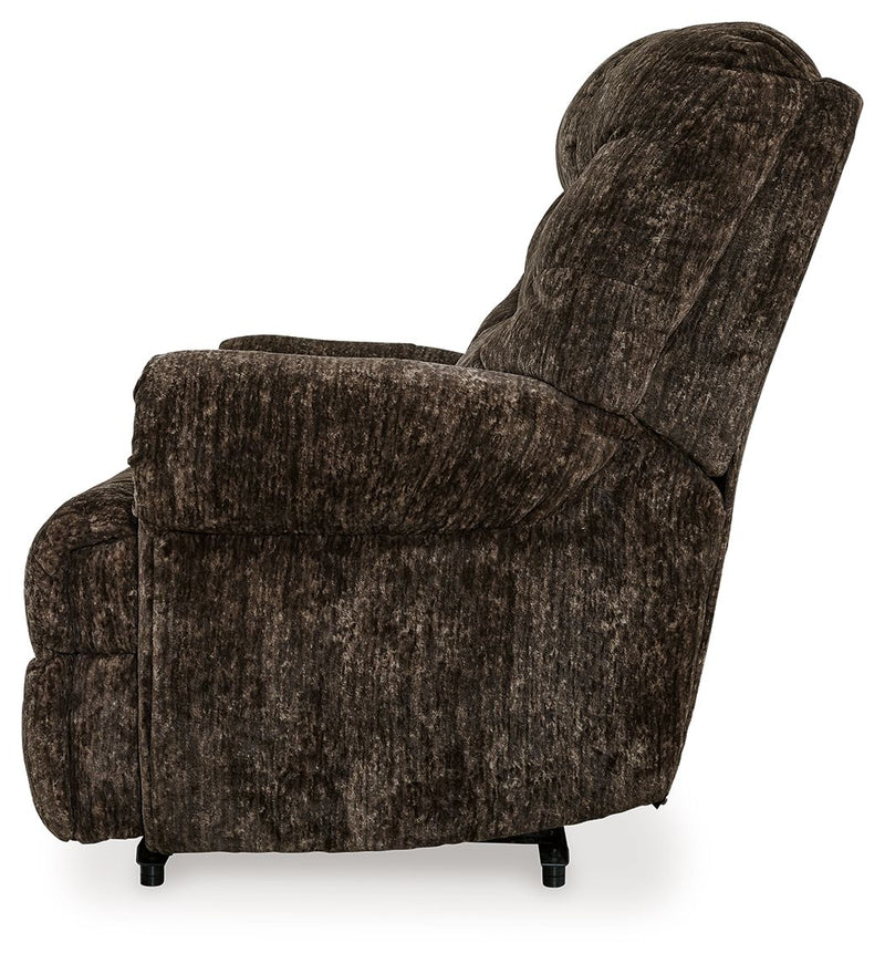 Movie Man - Zero Wall Recliner - Fabric - Chocolate