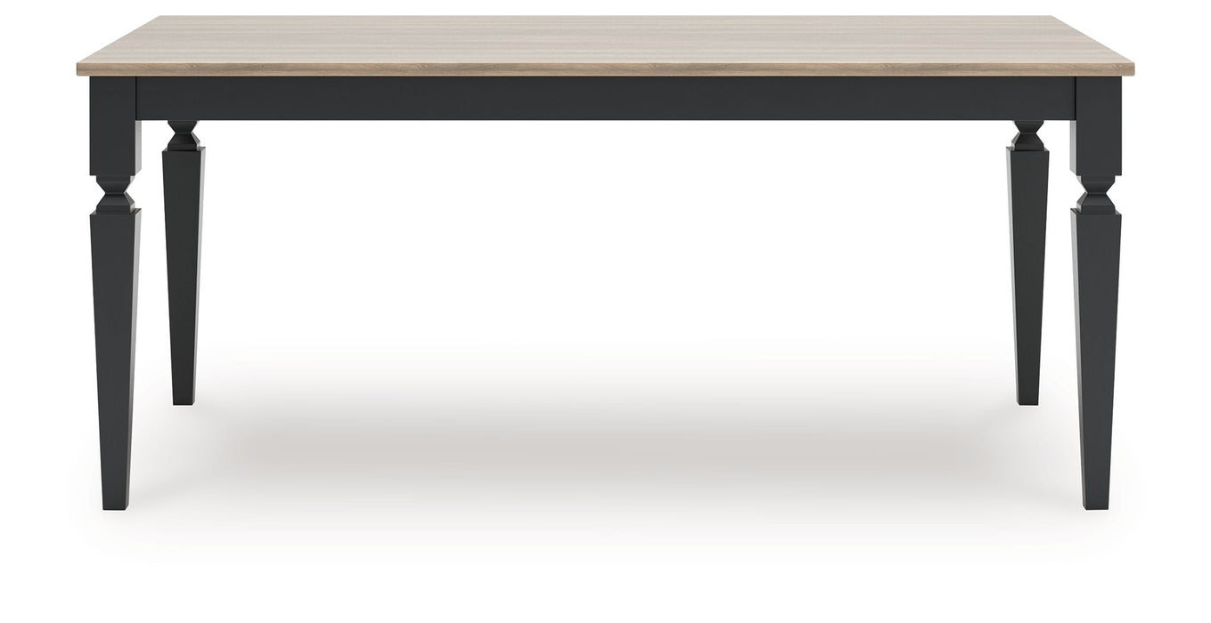 Brenkerton - Rectangular Dining Room Table - Grayish Brown / Black