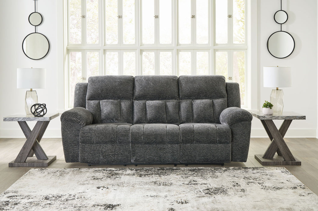 Frohn - Reclining Sofa - Fabric - Graphite