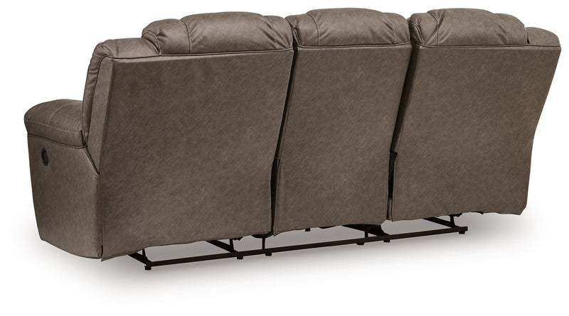 Lowilla - 2 Pc. - Reclining Sofa And Loveseat - Driftwood