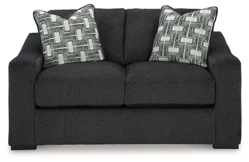 Wryenlynn - Loveseat - Onyx