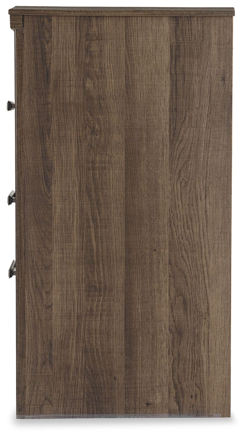 Juararo - Two Drawer Night Stand - Dark Brown