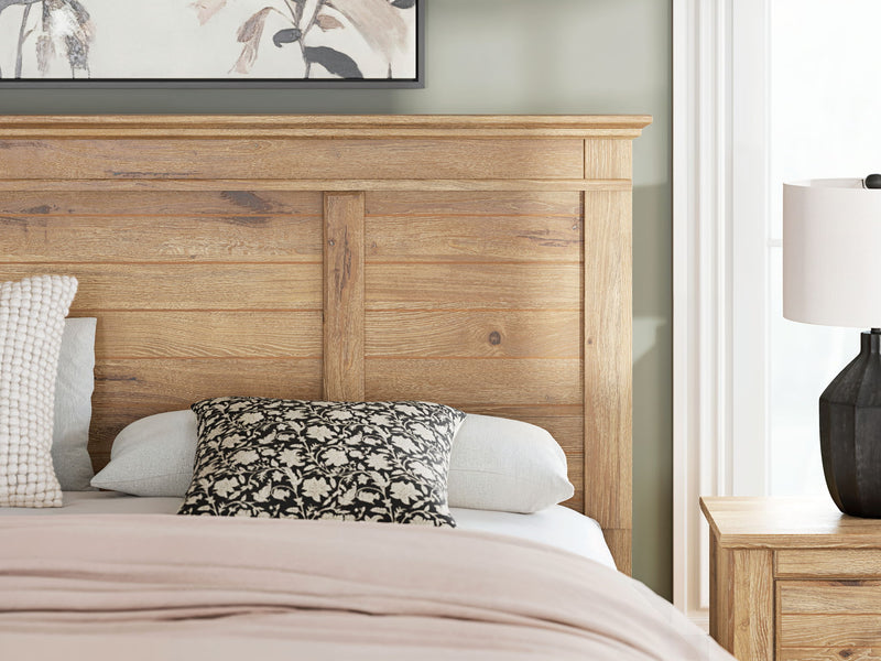 Makidern - Panel Storage Bed With Under Bed Storage Unit